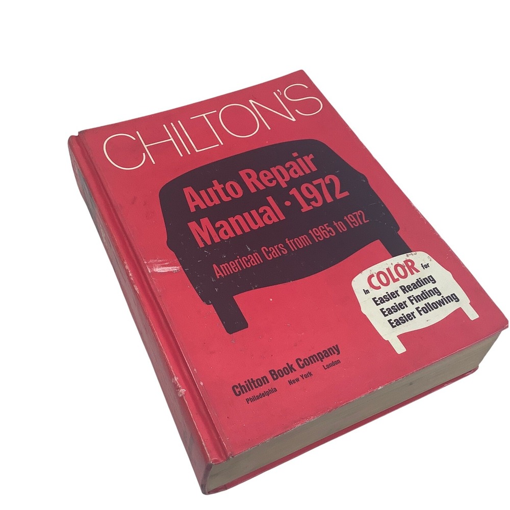 Chilton's 1965-1972 Auto Repair Manual American Cars Ford Chevy Mustang Gremlin